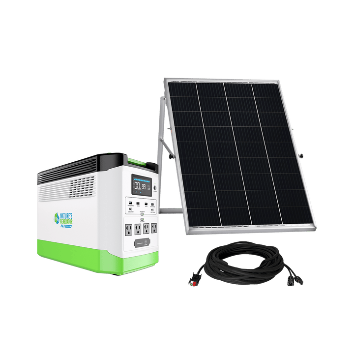 Nature's Generator Lithium Solar Generator Bundle