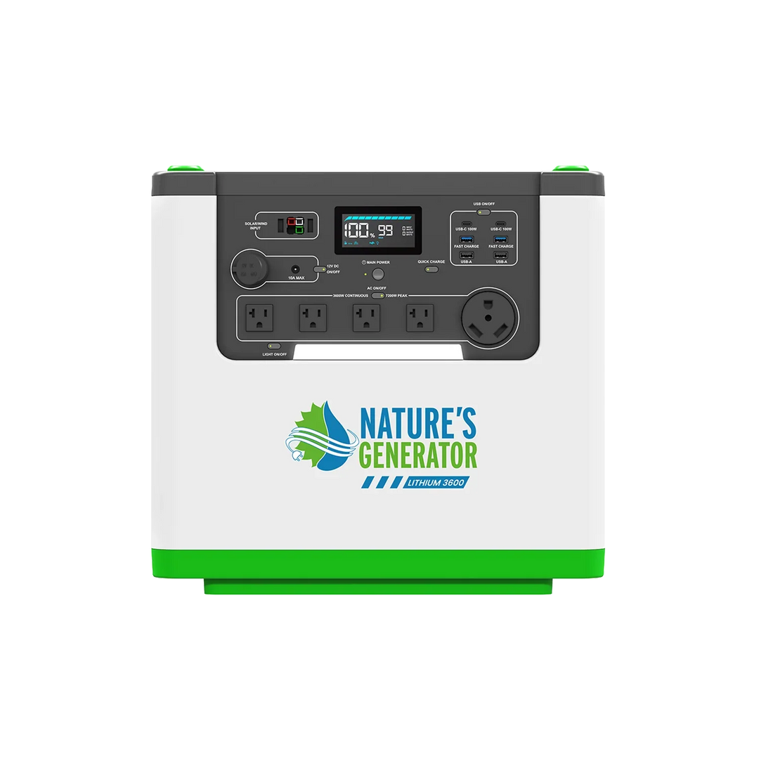 Nature's Generator Lithium 3600 Power Station