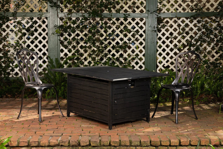 Longmont Aluminum Gas Fire Pit Table - 48" Rectangular