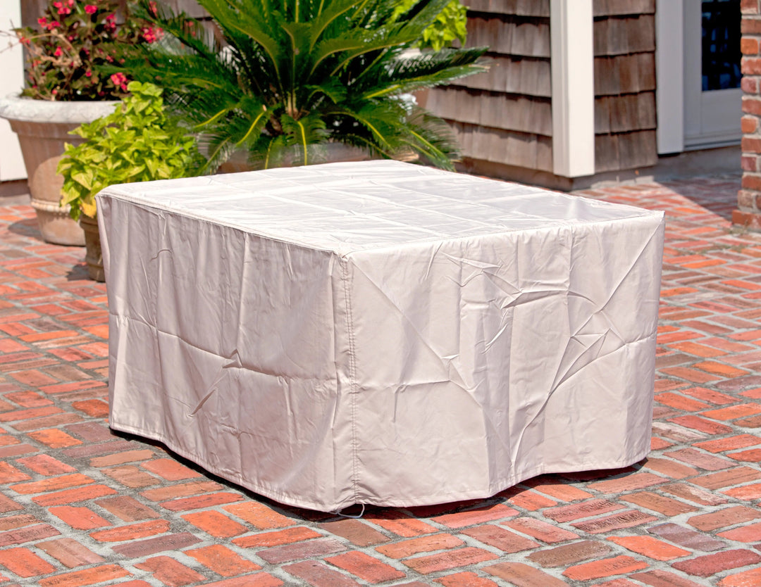 Longmont Aluminum Gas Fire Pit Table - 48" Rectangular