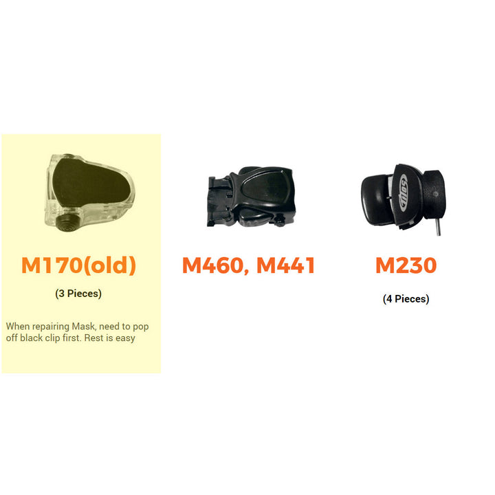 Mask Buckle Replacement for Tilos Masks