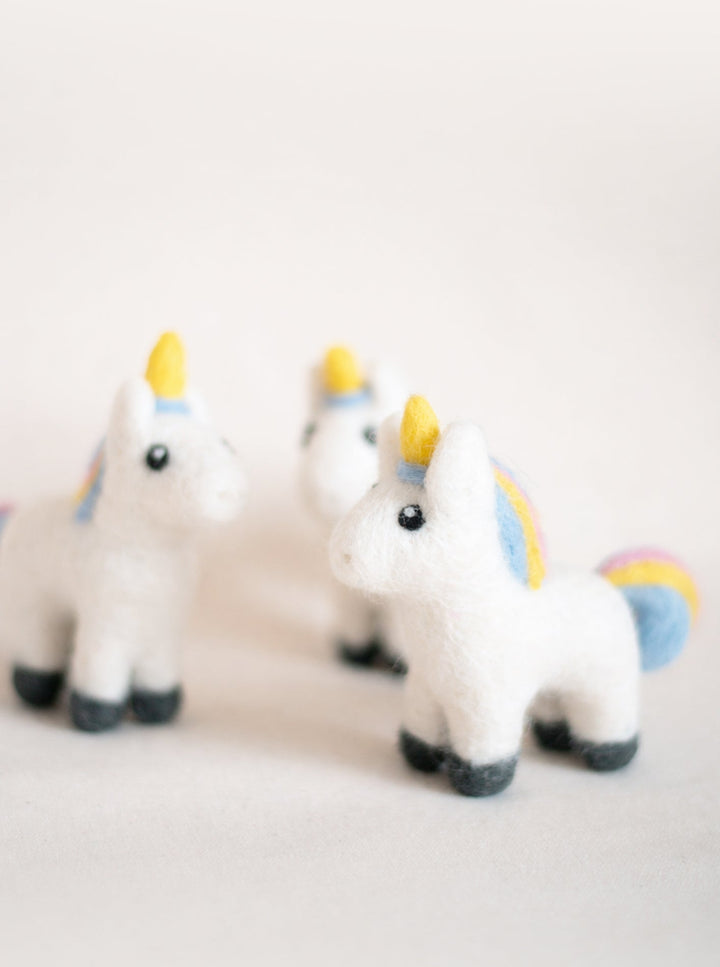 Handcrafted Wool Dog Toys - MAGICAL UNICORN