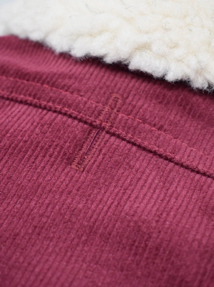 Stylish Corduroy Dog Coat for Fall Comfort