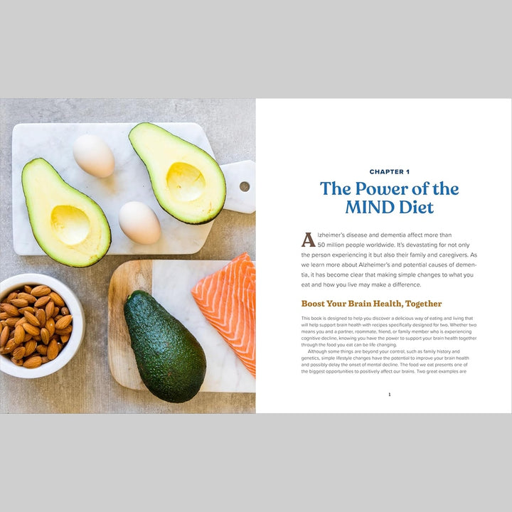 MIND Diet for Two: 65 Perfectly Portioned Recipes to Boost Your Brain Health Spiral Bound