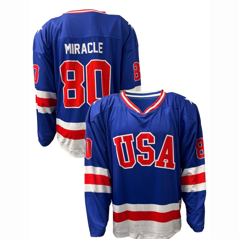 USA Hockey Miracle on Ice 1980 Jersey with Reversible Design