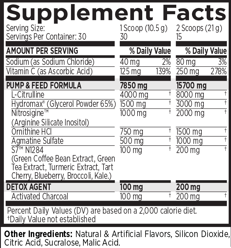 MRI Performance NO2 Black Muscle + Pump Nitric Oxide (30 servings)
