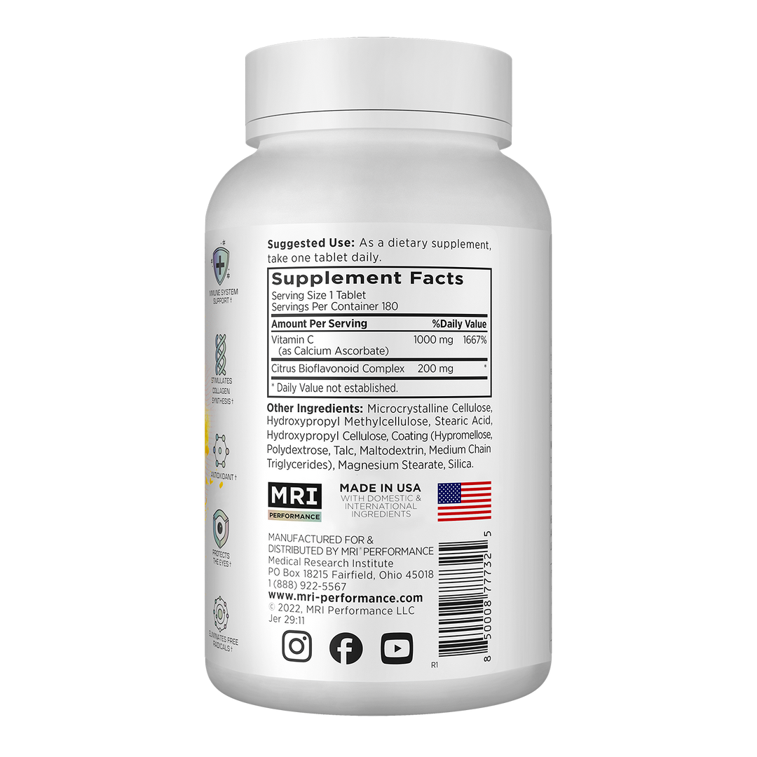 MRI Performance Vitamin C (180 Count)