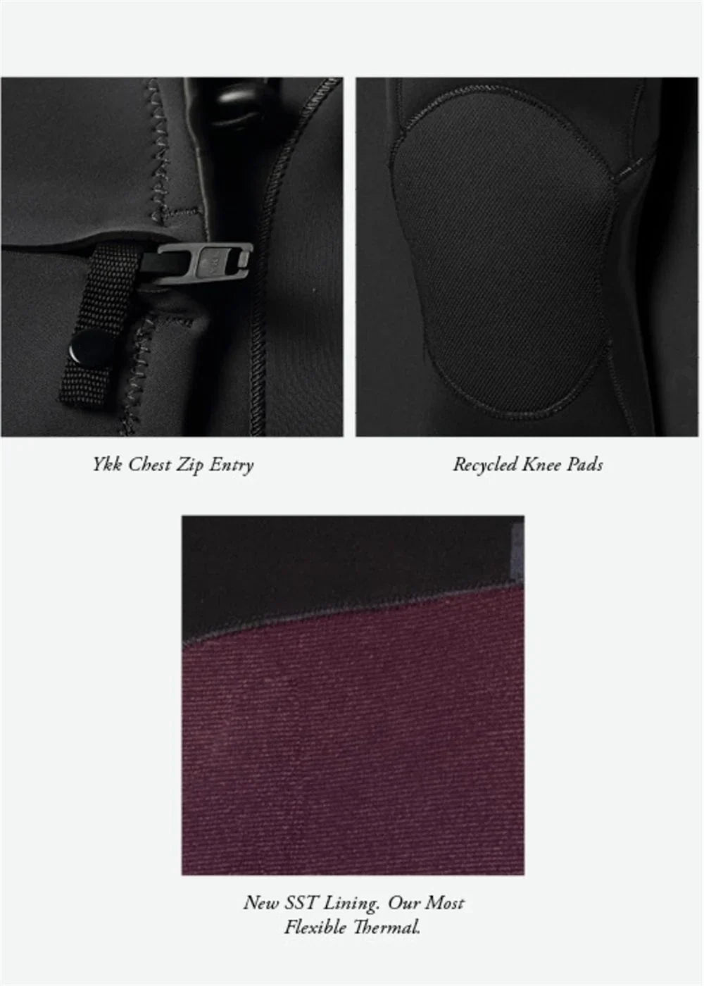 7 Seas Comp 4-3 Full Chest Zip Wetsuit