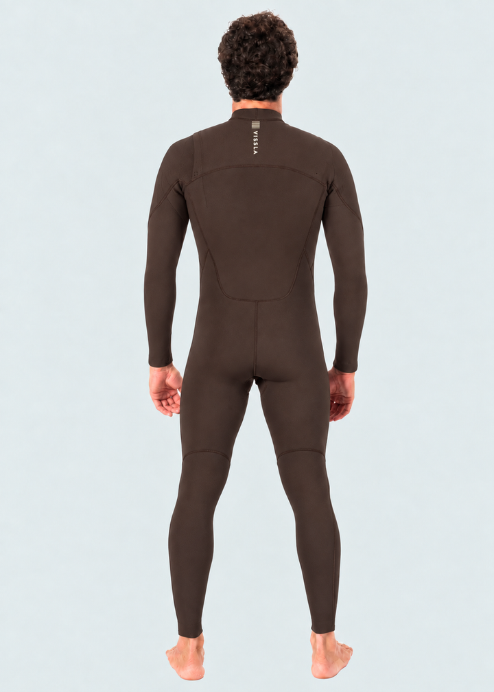 7 Seas 4-3 Full Chest Zip Wetsuit