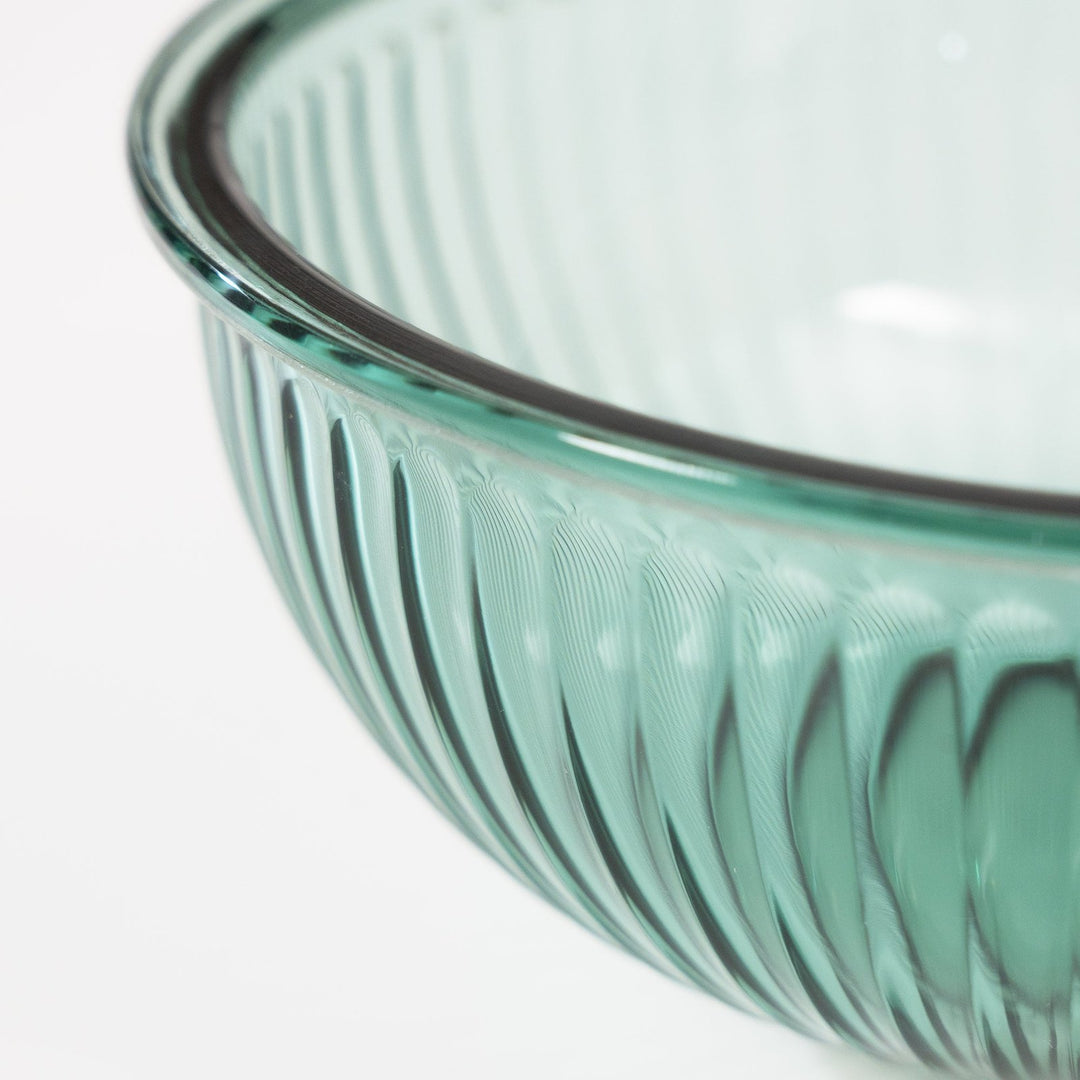 Borosilicate Glass Mixing Bowl Set - Diamond Blue