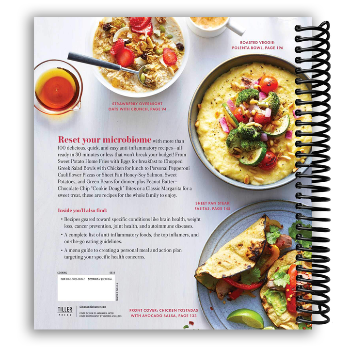 Meals That Heal: 100+ Everyday Anti-Inflammatory Recipes in 30 Minutes or Less Spiral Bound