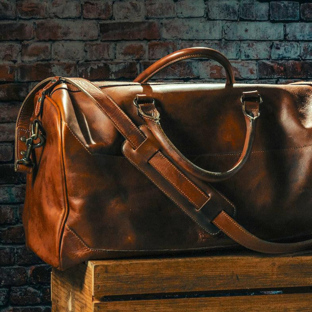 Benjamin Leather Duffle Bag