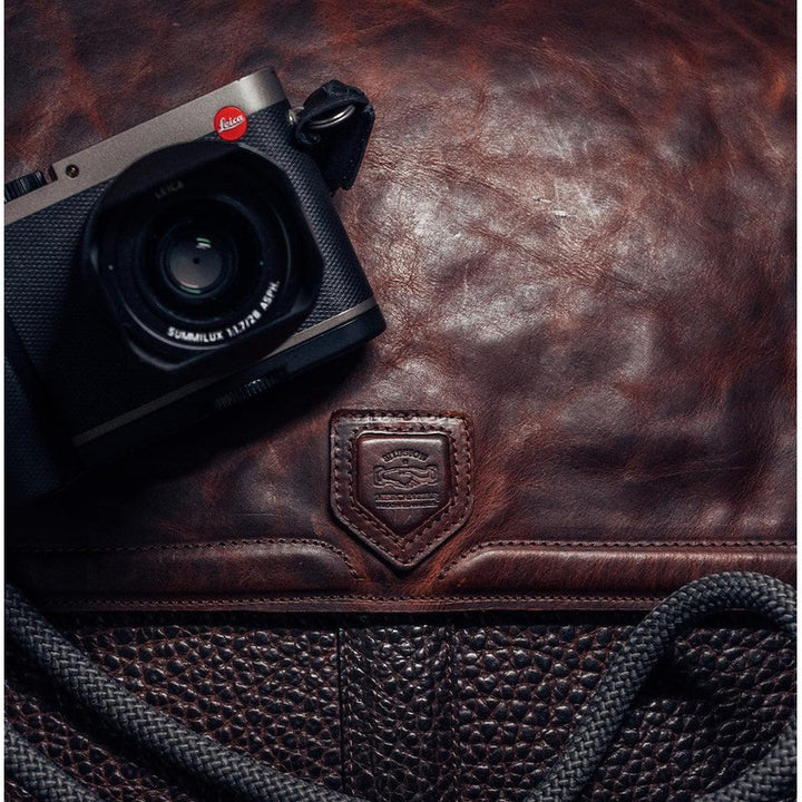 Theodore Leather Messenger Bag