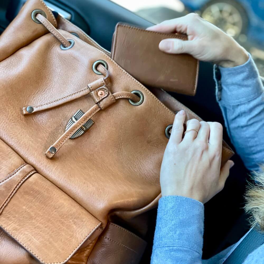 Ellington Leather Backpack