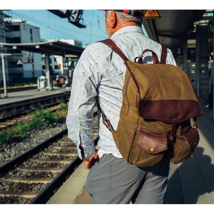 Campaign Waxed Canvas Backpack