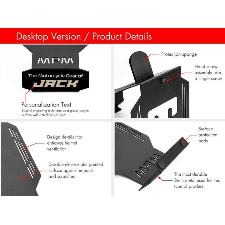 Stylish and Practical Motorcycle Helmet Holders | Organize Your Gear with Ease