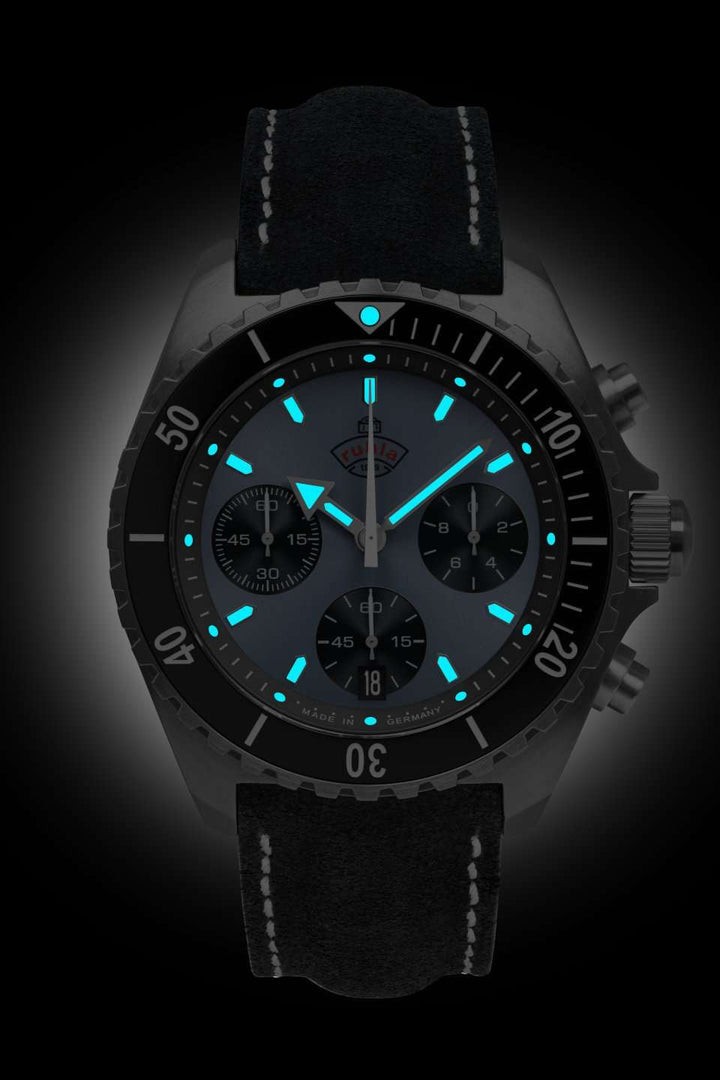 Glasbach Cup Blue Dial Watch - Elegant Timepiece