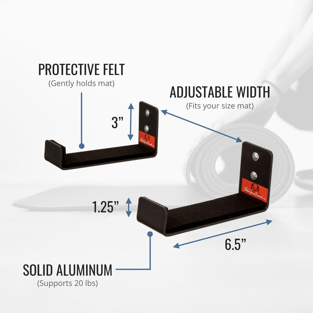 Yoga Mat Holder for Clutter-Free Home Gym Spaces