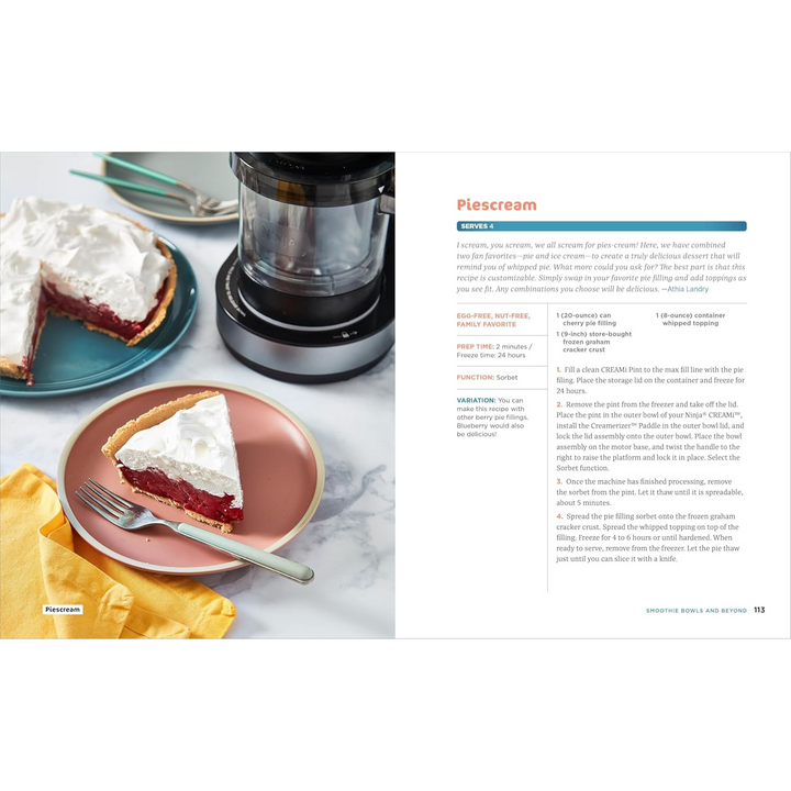 Ninja Creami Cookbook Spiral Bound