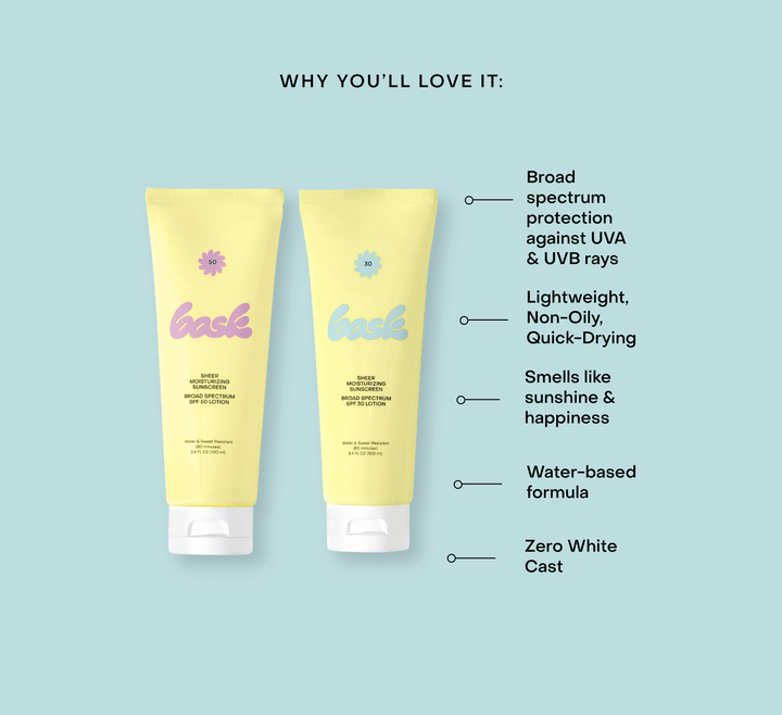 Bask Suncare Sheer Moisturizing SPF Lotion