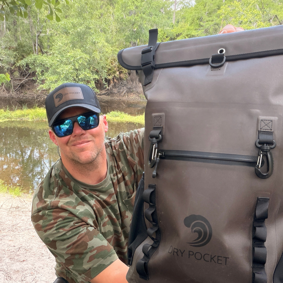 Waterproof Floating Backpack Dry Bag - Olive Night