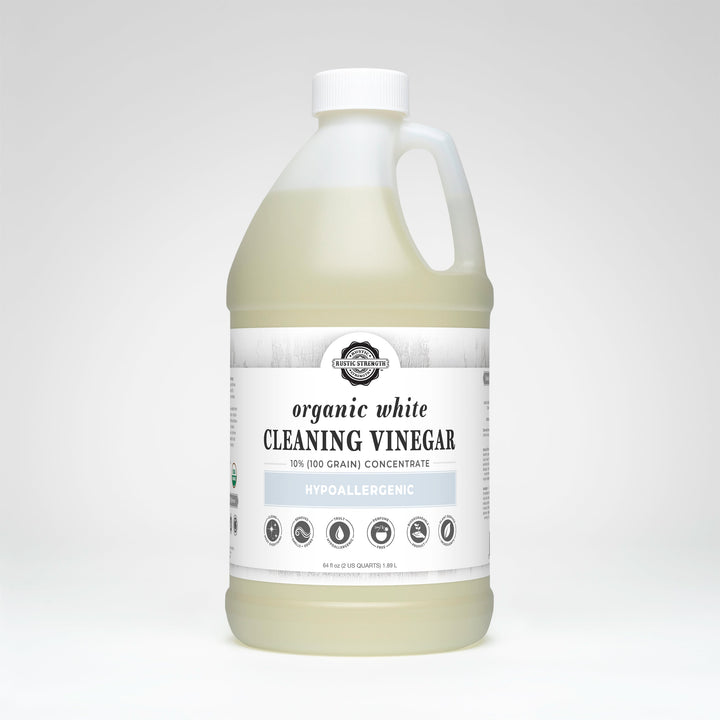 Rustic Strength Organic White Cleaning Vinegar Concentrate | 10% 100 grain