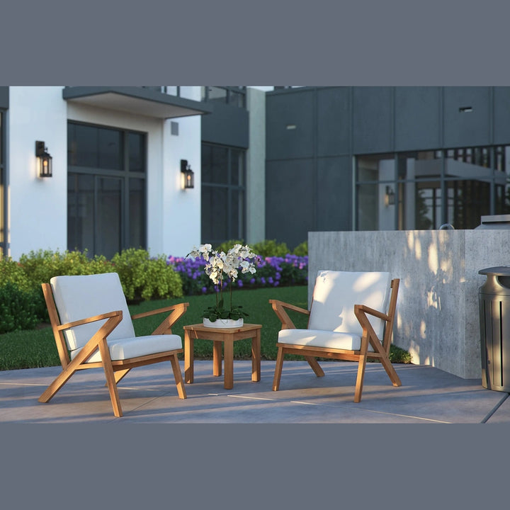 Oslo Wooden Armchair - Stylish Indoor/Outdoor Seating