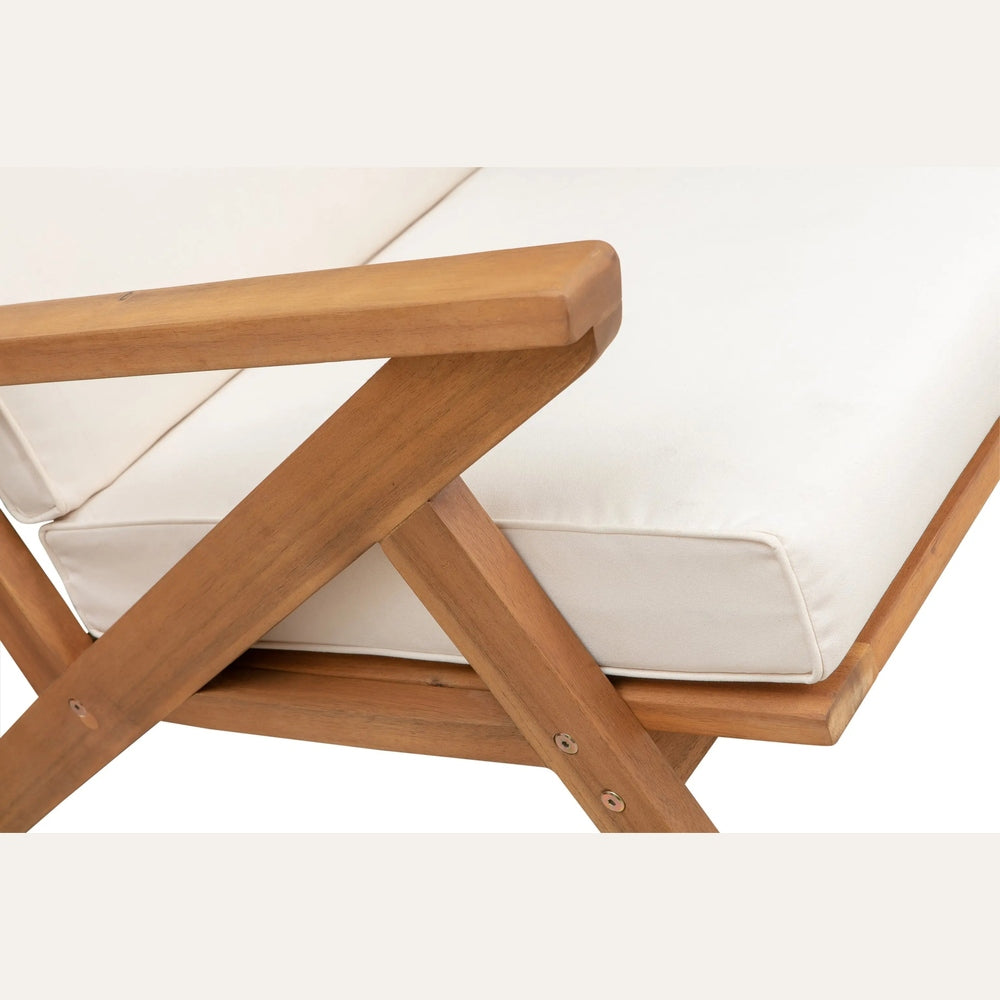 Oslo Wooden Armchair - Stylish Indoor/Outdoor Seating