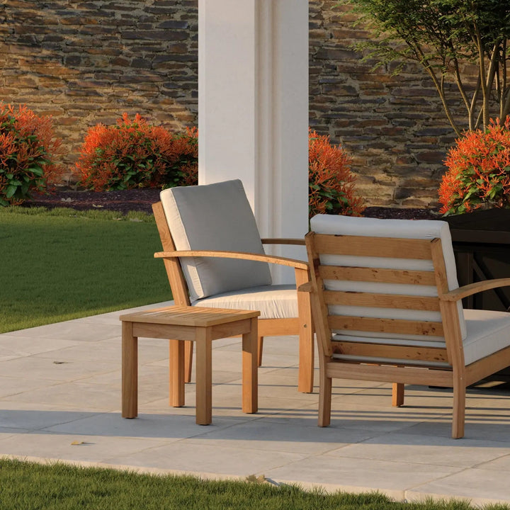 Lio/Oslo Wooden Side Table for Indoor/Outdoor Use