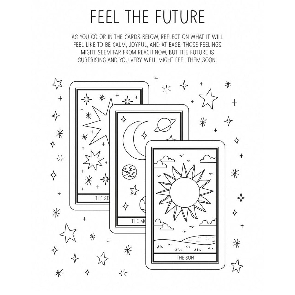 Out of Your Mind: A Journal and Coloring Book to Distract Your Anxious Mind Spiral Bound