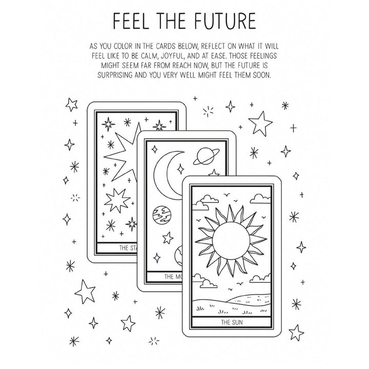 Out of Your Mind: A Journal and Coloring Book to Distract Your Anxious Mind Spiral Bound