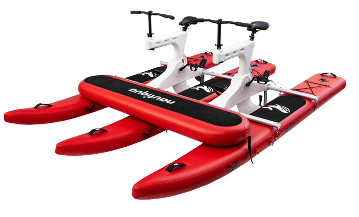 Nautiqua | BORACAY | Premium Catamaran Style Water Bike with Front Pad | 2 Person