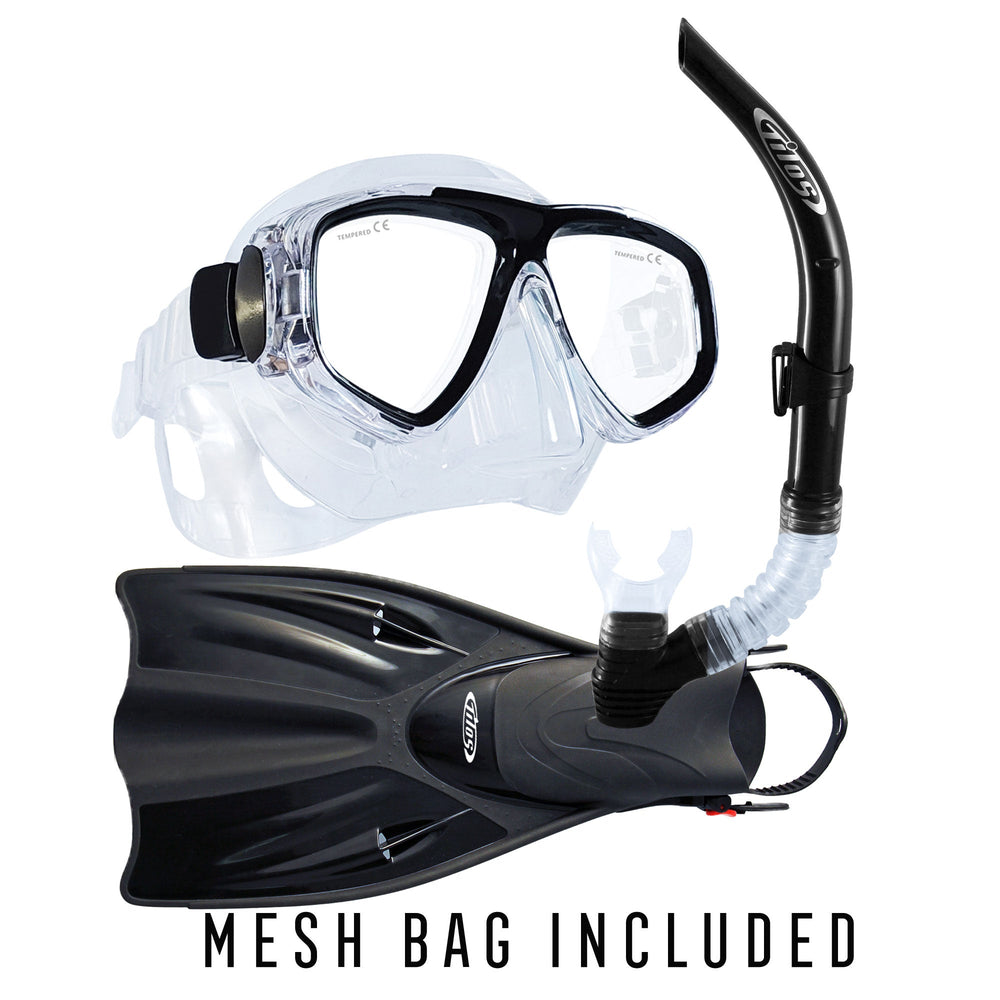 Snorkeling Package with Mask and Fins for Adventure