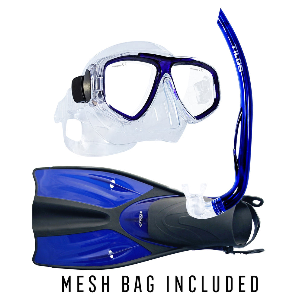 Snorkeling Package with Mask, Snorkel & Fins for Adventure