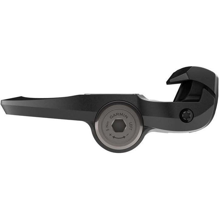 Garmin Rally RS110 Power Meter Pedals - Single Sided Clipless, Composite, 9/16", Black, Pair, Single-Sensing, Shimano SPD-SL