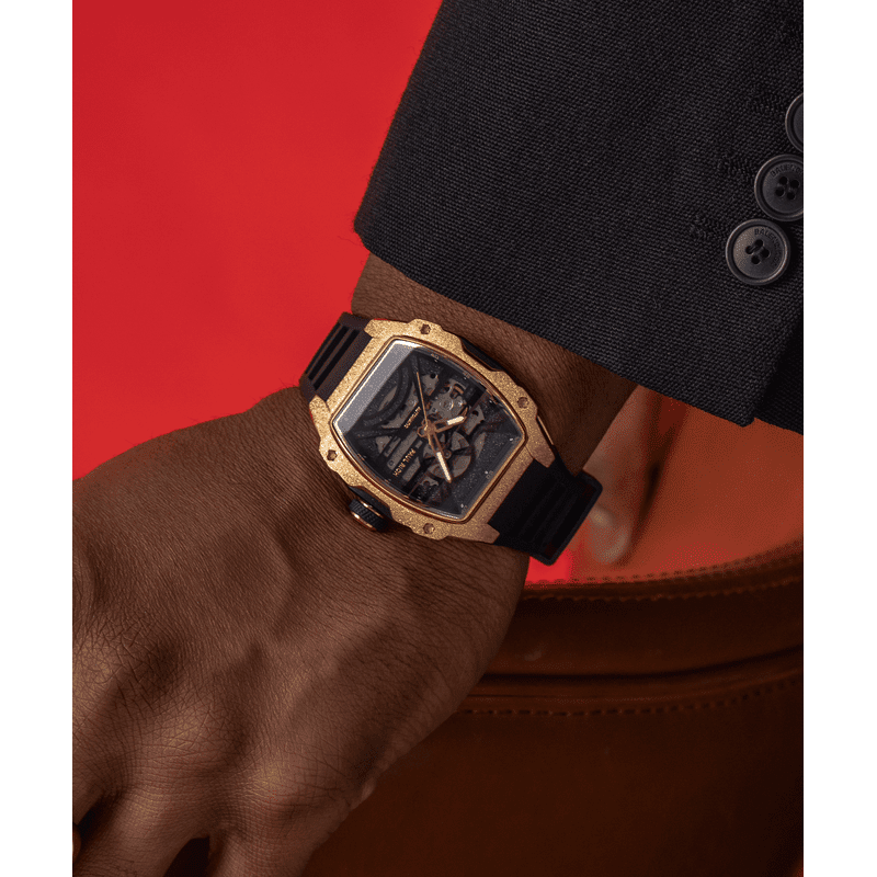 Astro Skeleton Gold Watch by Paul Rich - Innovative Design