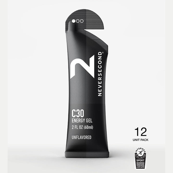 NEVERSECOND C30 Unflavored Energy Gel