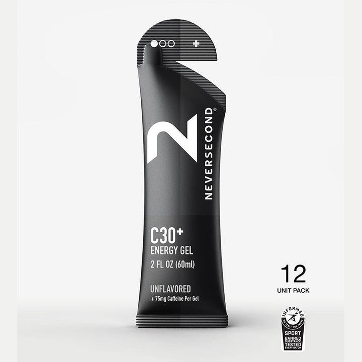 NEVERSECOND C30+ Unflavored Energy Gel