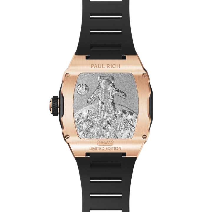 Limited Astro Meteora Zenith Gold - Genuine Meteorite Watch
