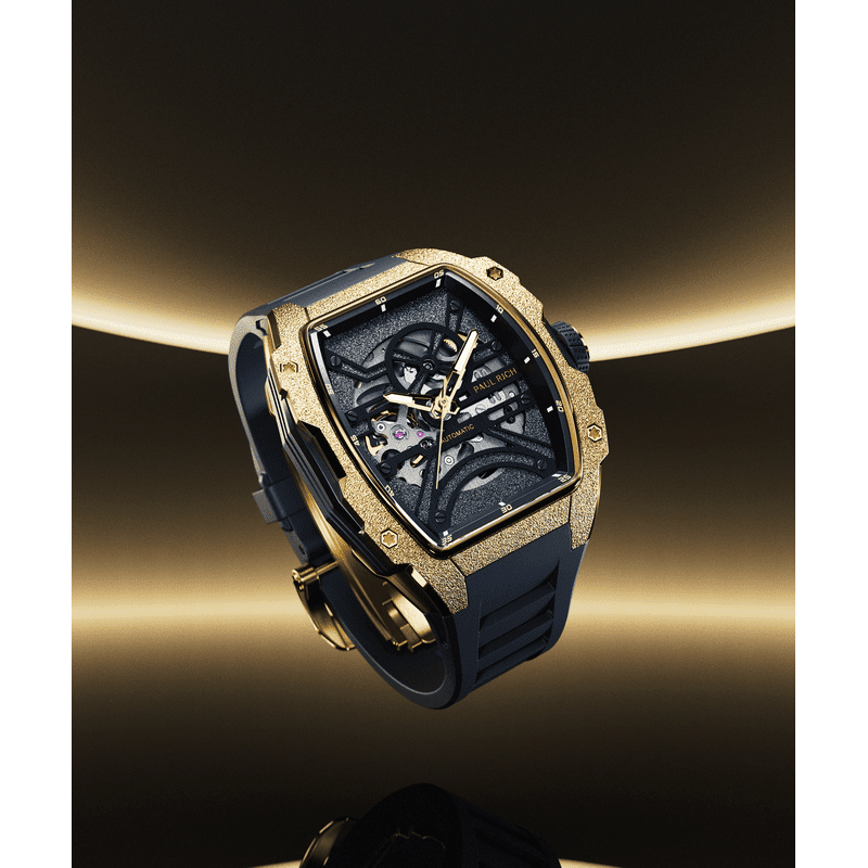 Astro Skeleton Gold Watch by Paul Rich - Innovative Design