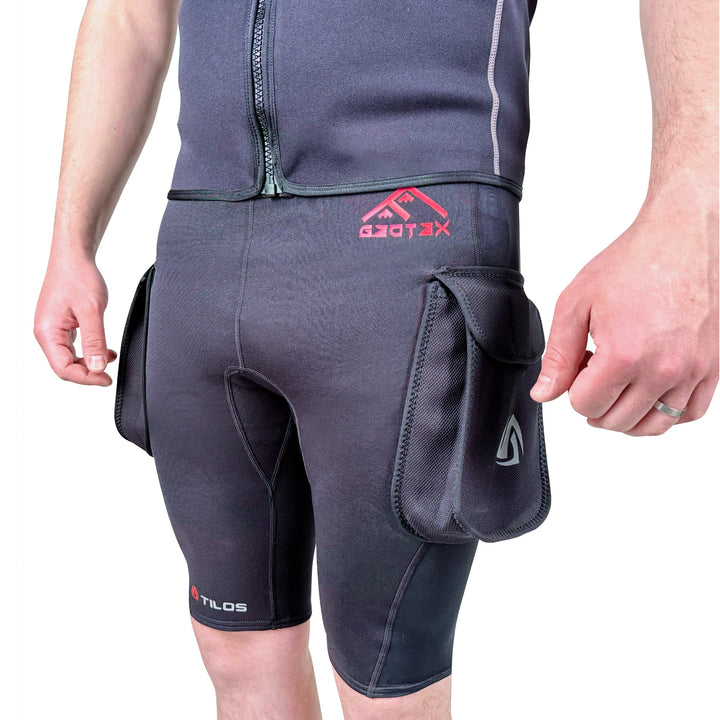 1mm Cargo Shorts for Watersports with 2 Pockets