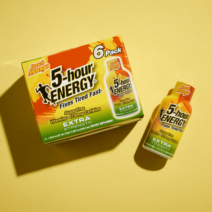 5-hour Energy Peach Mango Flavor Extra Strength 5-hour ENERGY Shots