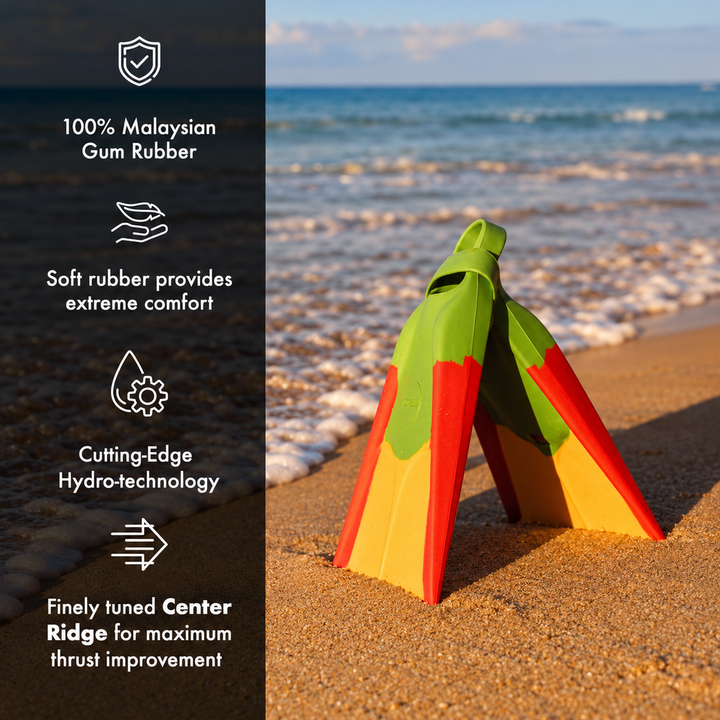 DORSAL Bodyboard Floating Swim Fins for Water Fun