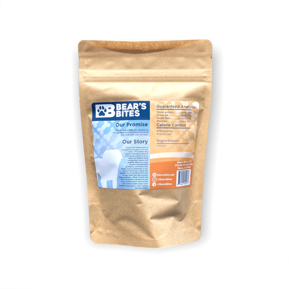 Single Ingredient, Dehydrated Chicken Dog Treats