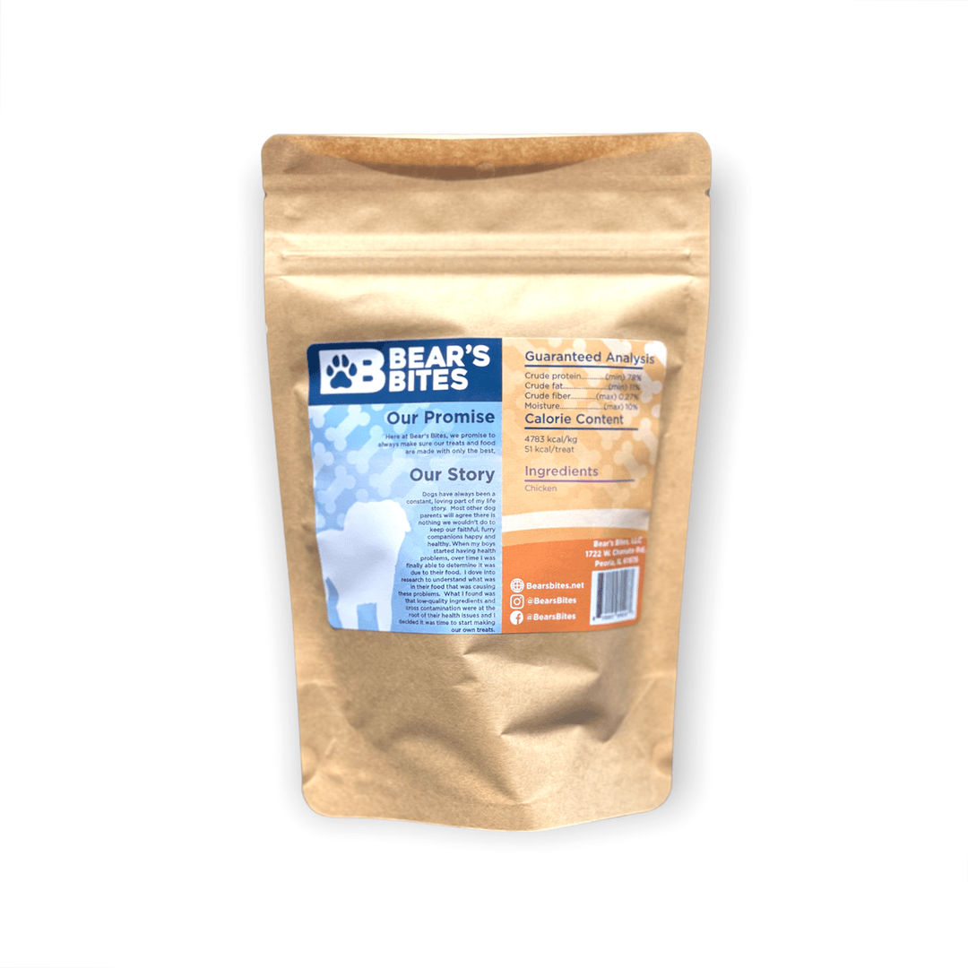 Single Ingredient, Dehydrated Chicken Dog Treats