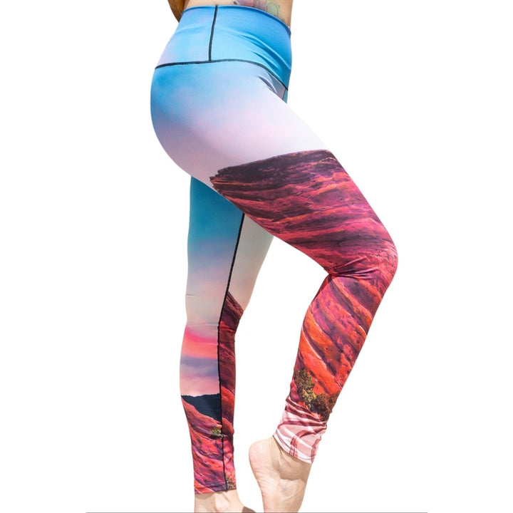 Colorado Threads Red Rocks Sunrise Yoga Pants