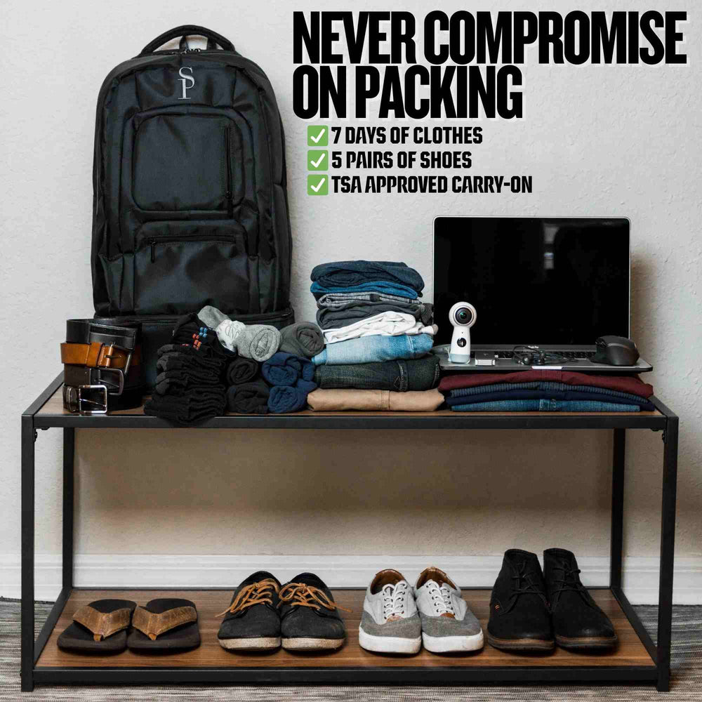 Sole Premise Sole Premise Carry-On Design For Shoes, Clothes, Laptop And Camera