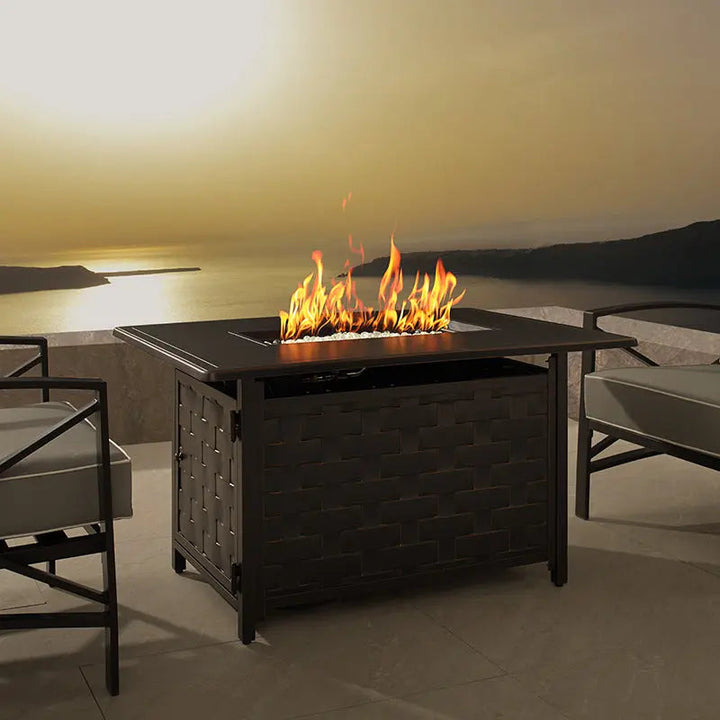 Preston 44" Gas Fire Pit Table - Elegant & Versatile