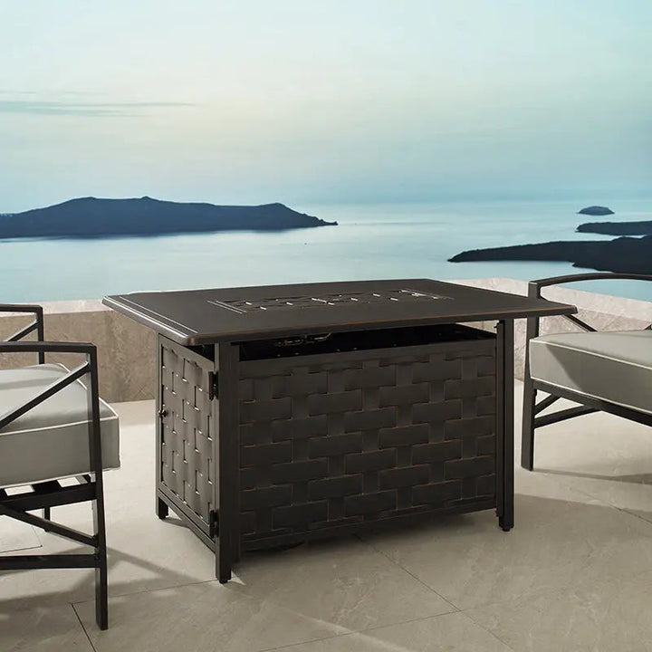 Preston 44" Gas Fire Pit Table - Elegant & Versatile