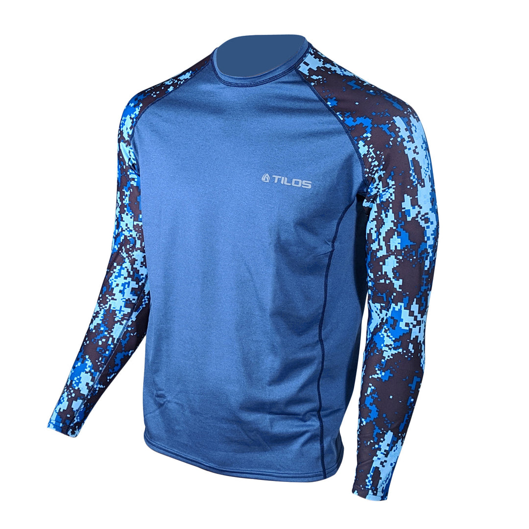 Men's Anti-UV Long Sleeve Rash Guard for Watersports